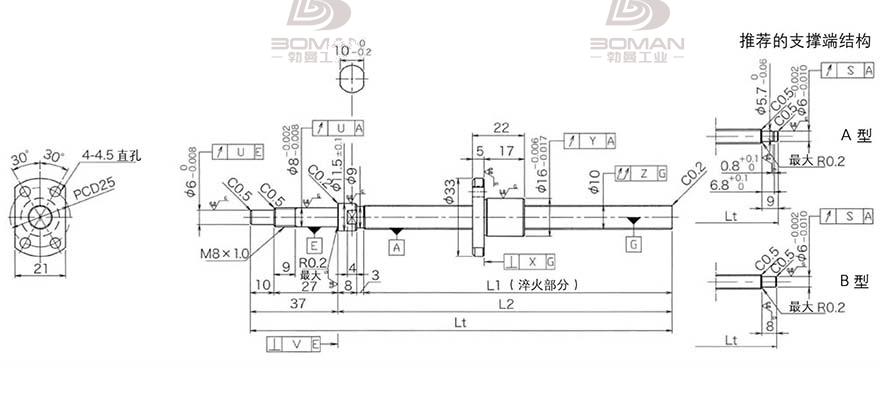 KURODA DP1002JS-HDNR-0220B-C3F 日本黑田丝杆怎么样